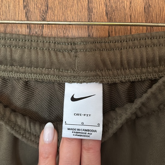 Nike Dri-fit Olive Green Joggers Men’s SZ L - Picture 3 of 4